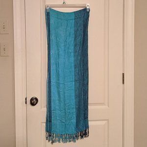 Blue and Teal Scarf